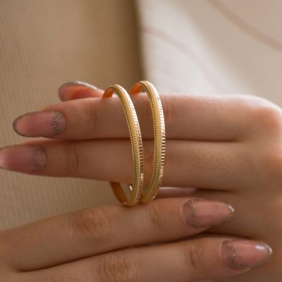 النگو طلا بچگانه تارا سایز 2 کد 60016