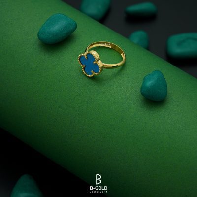 انگشتر ونکلیف آبی کد 70256