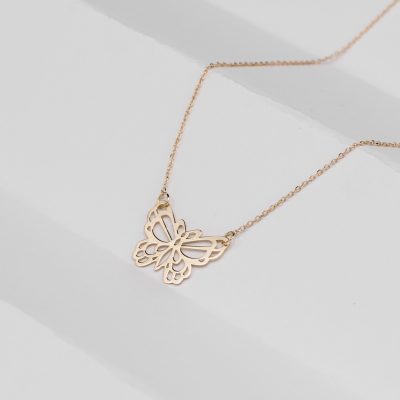 گردنبند پروانه‌ای گلاریس 20054